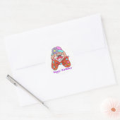 Happy Birthday Clown Ronde Sticker (Envelop)