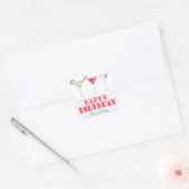Happy Birthday Cocktail Gift Stickers (Envelop)