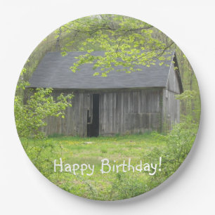 Happy Birthday Country Barn Papieren Bordje