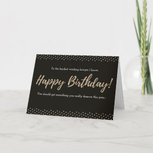 Happy Birthday Coupon Kaart voor advocaten