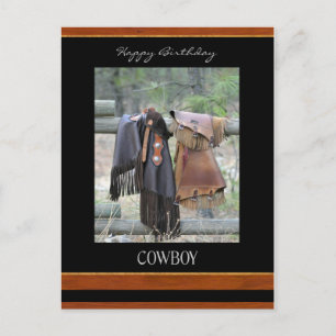 Happy Birthday Cowboy Briefkaart