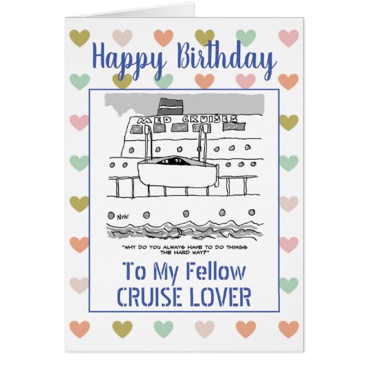 Happy Birthday Cruise Lover (Voorkant)