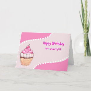 Happy Birthday Cupcake Kaarten