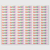 Happy Birthday Cupcakes Cadeaupapier (Vlak)