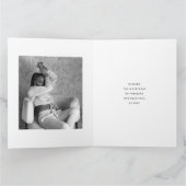 Happy Birthday Custom Fotofilm Strip Zwart Groot Kaart (Binnen)