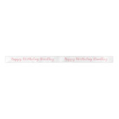 Happy Birthday Custom Name Persoonlijk Lint (Voorkant)