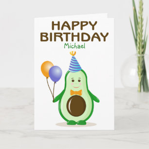 Happy Birthday, Custom Vegan Birthday Kaart