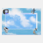 Happy Birthday Custom Windows 95 Computer Theme Inpakpapier Vel (Voorkant 3)