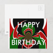 Happy Birthday Cute Nice en Lovely Briefkaart (Voorkant / Achterkant)