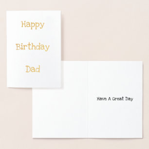 Happy Birthday Dad Kaart
