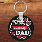 Happy birthday Dad Sleutelhanger (Voorkant)