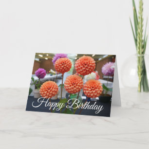 Happy Birthday Dahlia Roos Toscano #1 Kaart