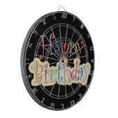 Happy Birthday Dartbord (Voorkant Links)