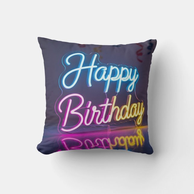 Happy Birthday decoration Kussen (Voorkant)