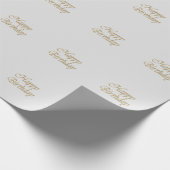 Happy Birthday Design Cadeaupapier (Hoek)