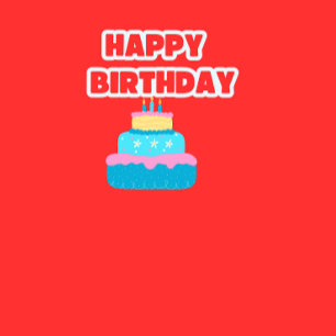 Happy Birthday design t-shirt-shirt T-shirt