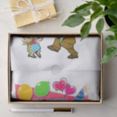 Happy Birthday-discussiestuk Tijd Tissuepapier (Geschenk)