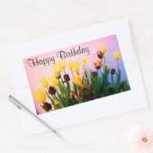 Happy Birthday Diverse Tulips #1 Stickers (Envelop)