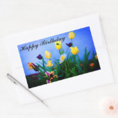 Happy Birthday Diverse Tulips #2 Stickers (Envelop)