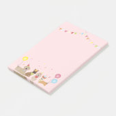 Happy Birthday Dog Party Post-it® Notes (Schuin)
