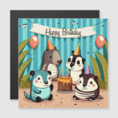 Happy Birthday-douanekaart (Voorkant / Achterkant)