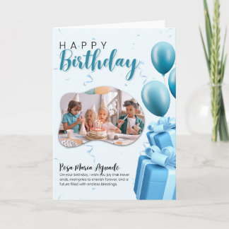 Happy Birthday Editable Greeting Card | Personaliz Kaart
