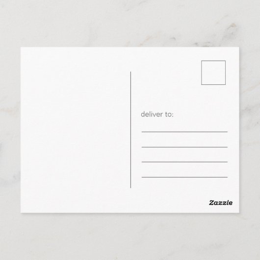 Happy Birthday Elegant Black en White Cake Mint Briefkaart (Achterkant)