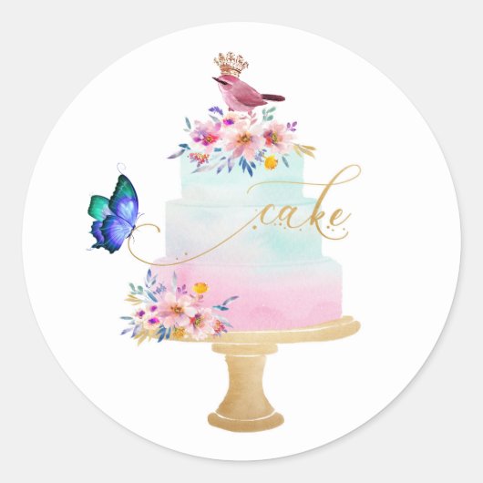 Happy Birthday Envelope-zegels, Stickers (Voorkant)