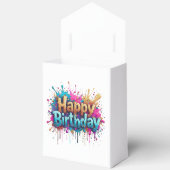 Happy Birthday Favor Boxes Bedankdoosjes (Open)