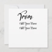 Happy Birthday Flat Card Kaart (Achterkant)