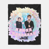 Happy Birthday Fleece Blanket (Voorkant)