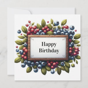 Happy Birthday Floral Card Feestdagenkaart