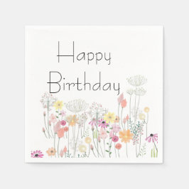 Happy Birthday Flowers Servet