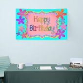 Happy Birthday Flowers Spandoek (Beurs)