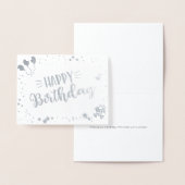 Happy Birthday Folie Kaarten (Display)