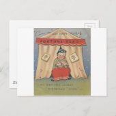  Happy Birthday Fortune Teller Briefkaart (Voorkant / Achterkant)