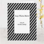 Happy Birthday Foto Kaart (Gele Bloem)