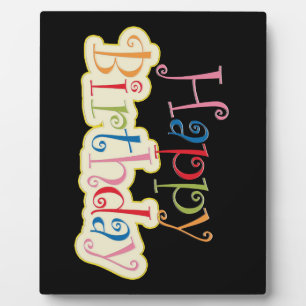 Happy Birthday Fotoplaat