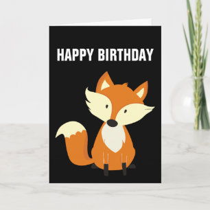 HAPPY BIRTHDAY FOXY FOXY-KAARTEN KAART