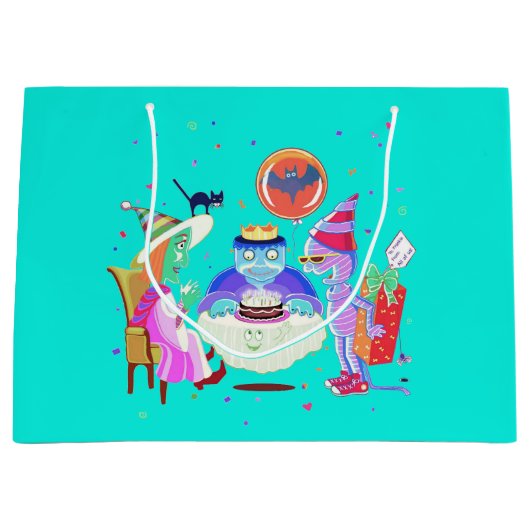 Happy Birthday Frankie (kleur) grote cadeautas (Voorkant)