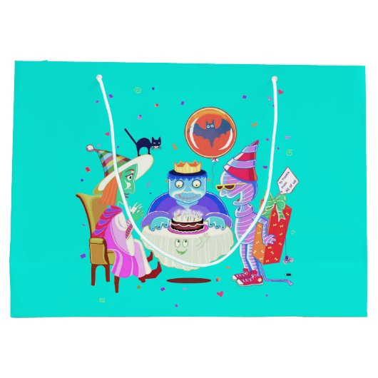 Happy Birthday Frankie (kleur) grote cadeautas (Achterkant)