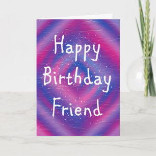 Happy Birthday Friend Kaart