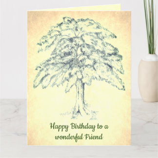 Happy Birthday Friend Kaart