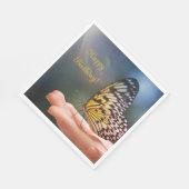 Happy Birthday Friendly Butterfly Servet (Hoek)