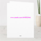 "HAPPY BIRTHDAY" FROG KAART (Achterkant)