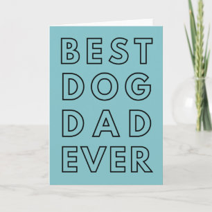 Happy Birthday from Dog, beste hond-pap-kaart Kaart