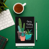 Happy Birthday Fun Cactus Planten Persoonlijke Kaa Kaart