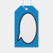 HAPPY BIRTHDAY Fun Retro Comic Book Pop Art Cadeaulabel (Achterkant)