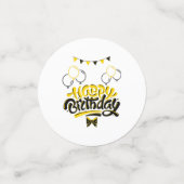Happy Birthday Fun Table Table Confetti (Kleine voorkant)