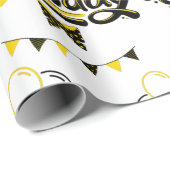 Happy Birthday Fun Wrapping Paper Cadeaupapier (Rol Hoek)